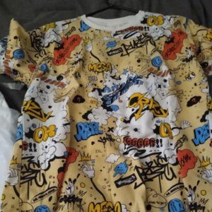 Mens Hipster Hip-Hop Urban Tees
